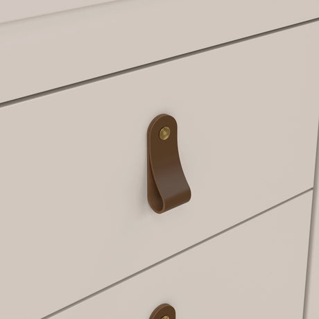 Barcelona Bedside Table 2 Drawers in Cashmere