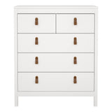 Barcelona Chest 3+2 Drawers in White