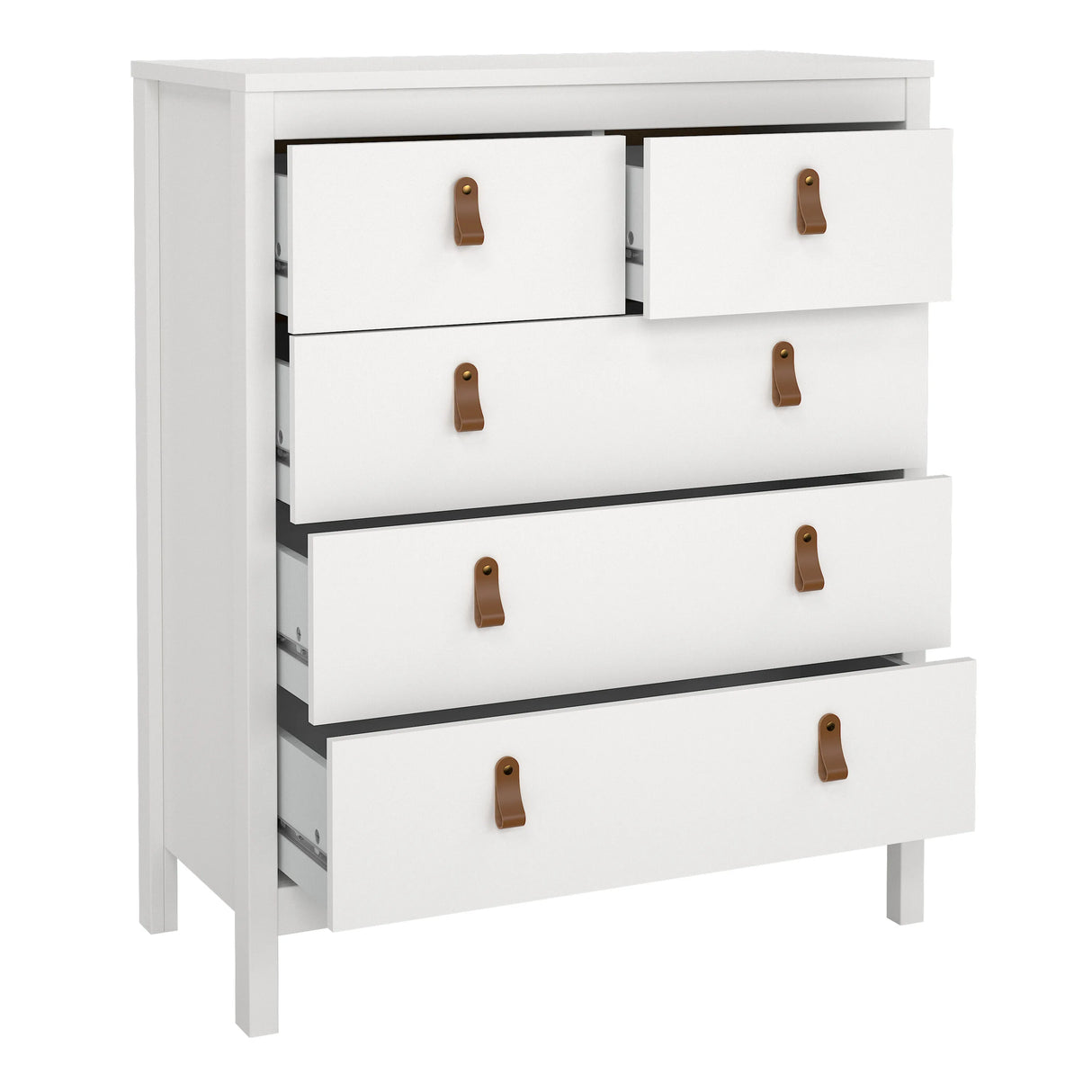 Barcelona Chest 3+2 Drawers in White