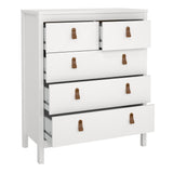 Barcelona Chest 3+2 Drawers in White