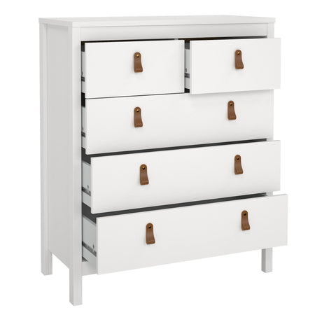 Barcelona Chest 3+2 Drawers in White