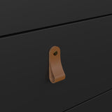 Barcelona Chest 3+2 Drawers in Matt Black