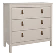 Barcelona Chest 3 Drawers in Cashmere