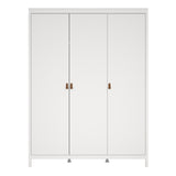 Barcelona Wardrobe with 3 Doors in White