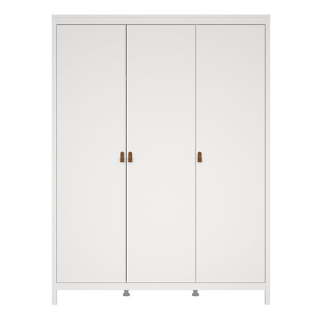 Barcelona Wardrobe with 3 Doors in White