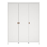 Barcelona Wardrobe with 3 Doors in White