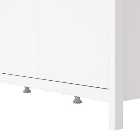 Barcelona Wardrobe with 3 Doors in White