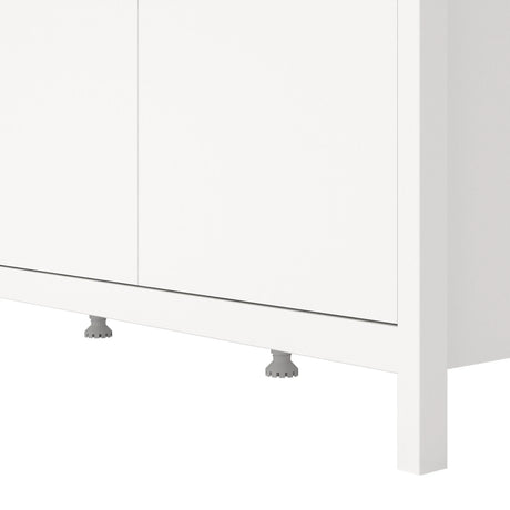 Barcelona Wardrobe with 3 Doors in White