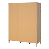 Barcelona Wardrobe with 3 Doors in Jackson Hickory Oak