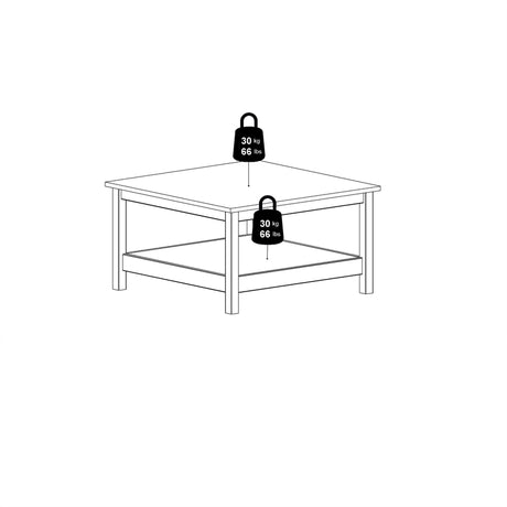 Barcelona Coffee Table in White