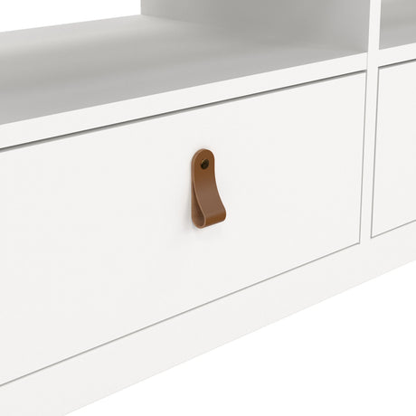 Barcelona TV Unit 3 Drawers in White