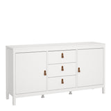Barcelona Sideboard 2 Doors + 3 Drawers in White