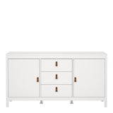 Barcelona Sideboard 2 Doors + 3 Drawers in White