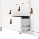 Barcelona Sideboard 2 Doors + 3 Drawers in White