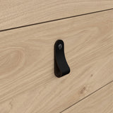 Barcelona Sideboard 2 Doors 3 Drawers in Jackson Hickory Oak