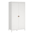Barcelona Wardrobe with 2 Doors in White