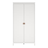 Barcelona Wardrobe with 2 Doors in White