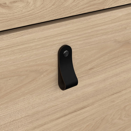 Barcelona Shoe Cabinet 2 Flip Down Doors in Jackson Hickory Oak