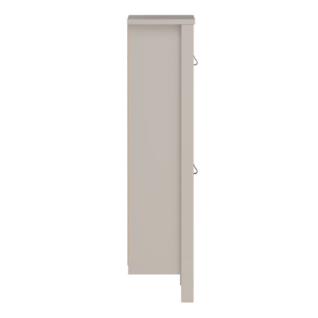 Barcelona Shoe Cabinet 2 Flip Down Doors in Cashmere