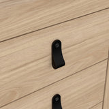 Barcelona Bedside Table 3 drawers in Jackson Hickory Oak