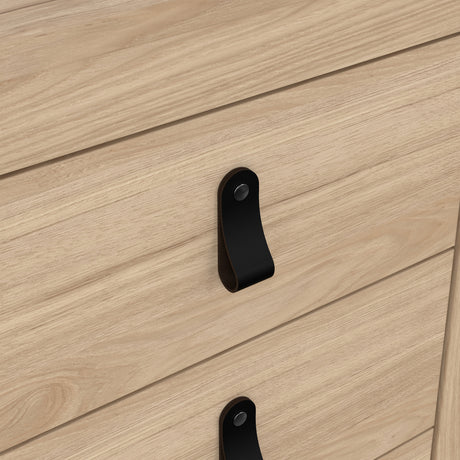 Barcelona Bedside Table 3 drawers in Jackson Hickory Oak