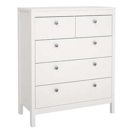 Madrid Chest 3+2 Drawers in White