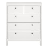 Madrid Chest 3+2 Drawers in White