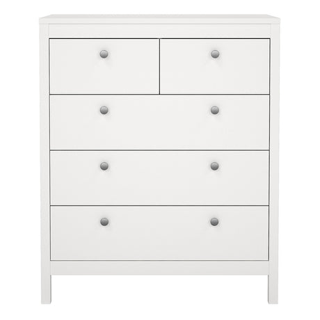 Madrid Chest 3+2 Drawers in White