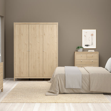 Madrid Chest 3+2 drawers in Jackson Hickory Oak