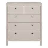 Madrid Chest 3+2 Drawers in Cashmere