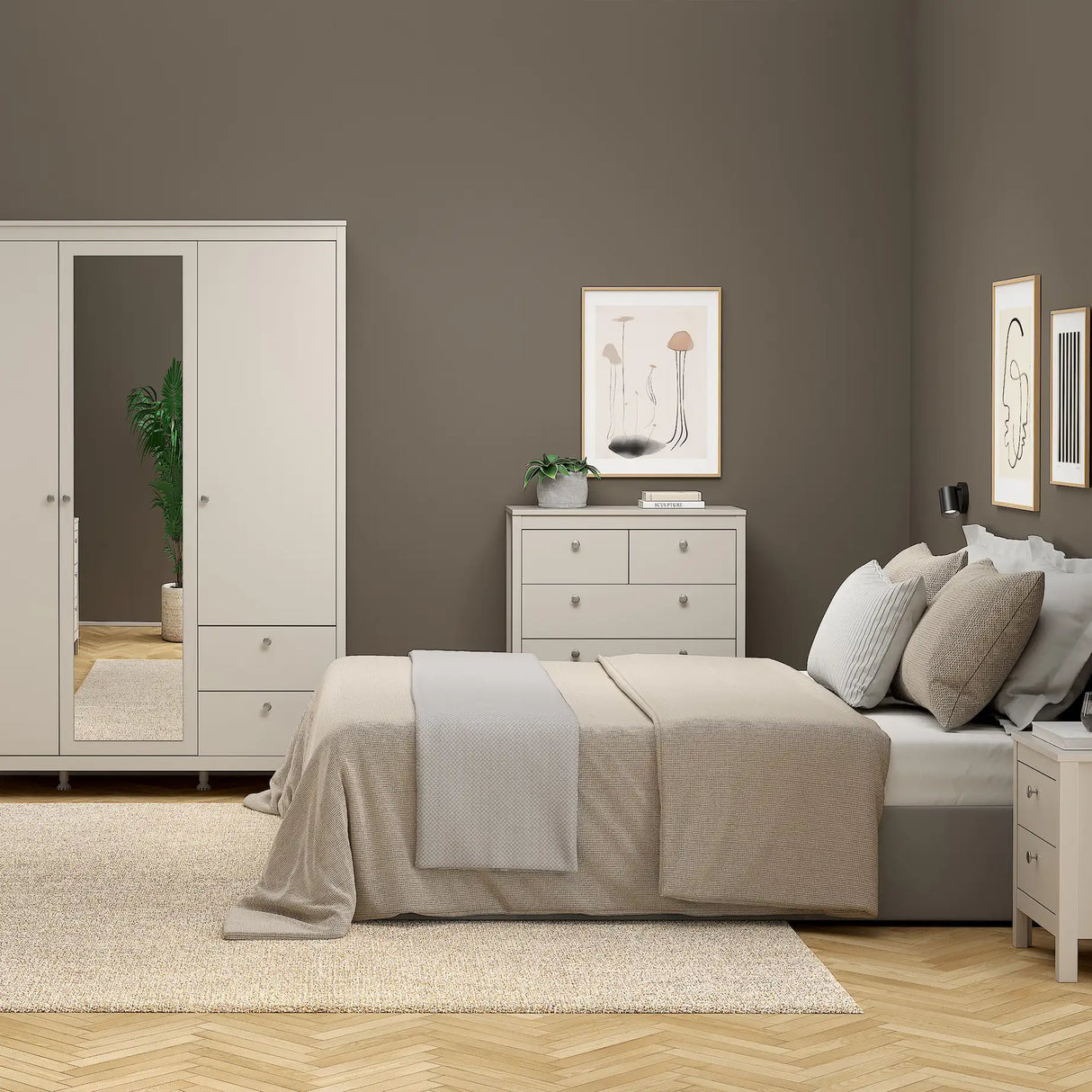 Madrid Chest 3+2 Drawers in Cashmere