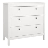 Madrid Chest 3 Drawers in White