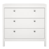Madrid Chest 3 Drawers in White