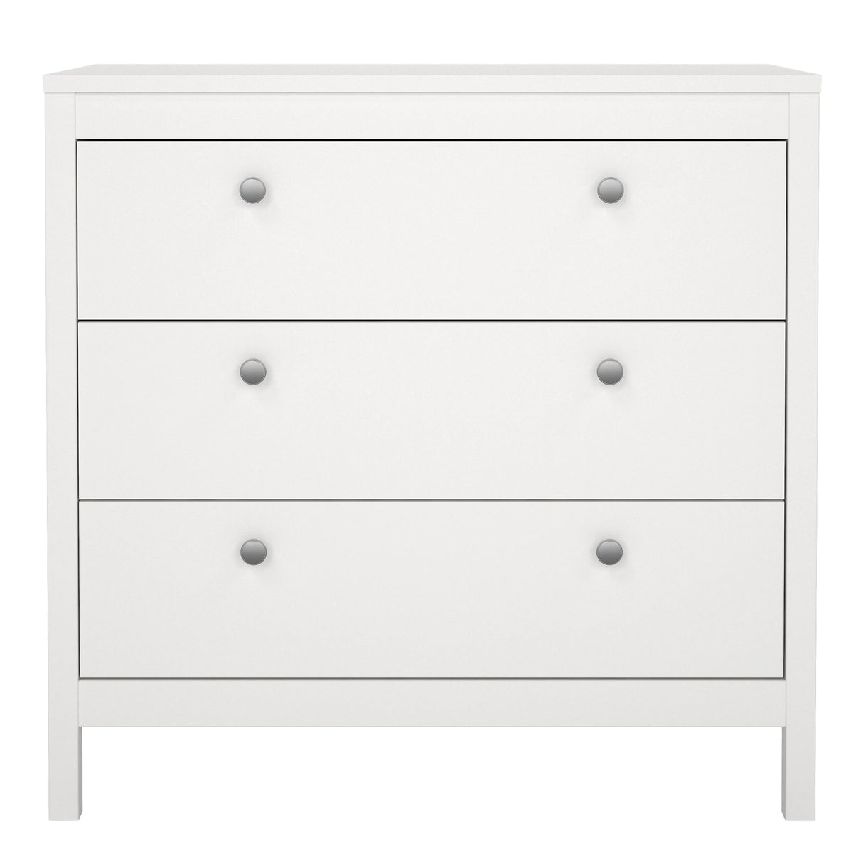 Madrid Chest 3 Drawers in White