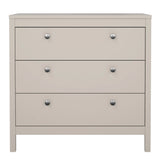 Madrid Chest 3 Drawers in Cashmere