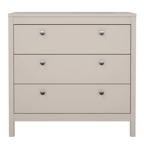 Madrid Chest 3 Drawers in Cashmere