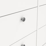 Madrid Double Dresser 4+4 Drawers in White