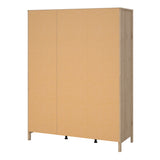 Madrid Wardrobe with 3 doors in Jackson Hickory Oak