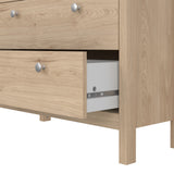 Madrid China cabinet 2 doors w/glass + 3 drawers in Jackson Hickory Oak