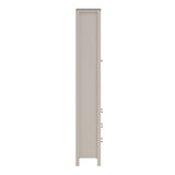 Madrid China Cabinet 2 Glass Doors with 3 Drawers in Cashmere