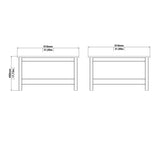 Madrid Coffee Table in White