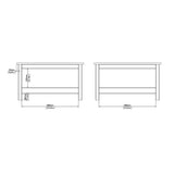 Madrid Coffee Table in Matt Black