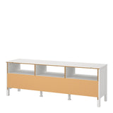 Madrid TV Unit 3 Drawers in White