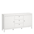 Madrid Sideboard 2 Doors + 3 Drawers in White