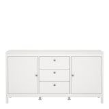 Madrid Sideboard 2 Doors + 3 Drawers in White