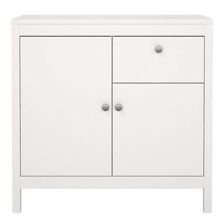 Madrid Sideboard 2 Doors 1 Drawer in White