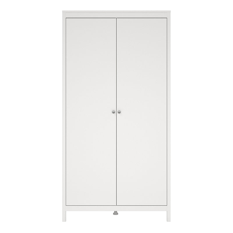 Madrid Wardrobe with 2 Doors in White