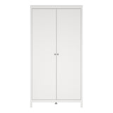 Madrid Wardrobe with 2 Doors in White