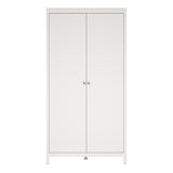 Madrid Wardrobe with 2 Doors in White