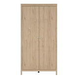 Madrid Wardrobe 2 Doors in Jackson Hickory Oak
